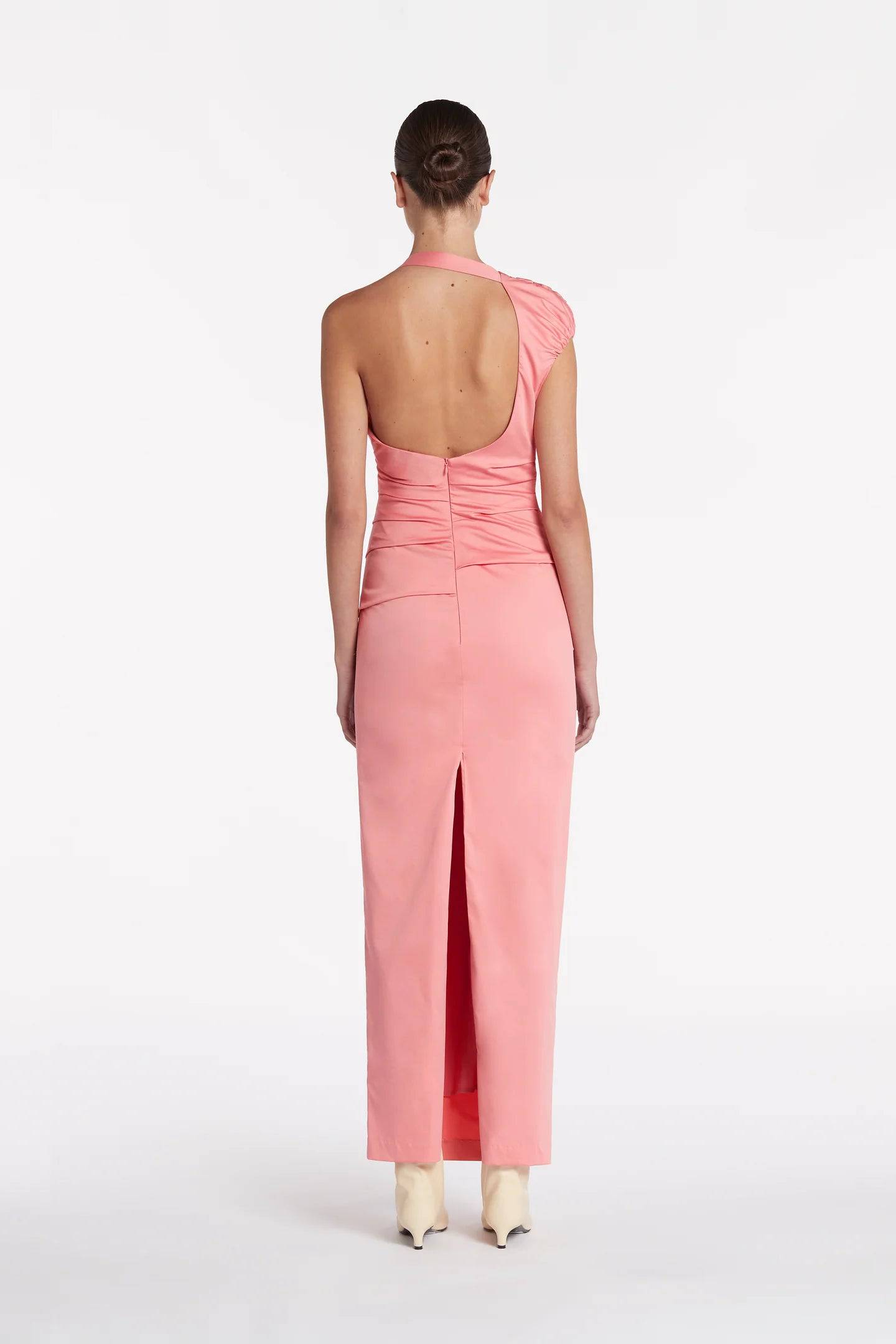 Sir The Label - Giacomo Gathered Gown in Pink - Rent Club