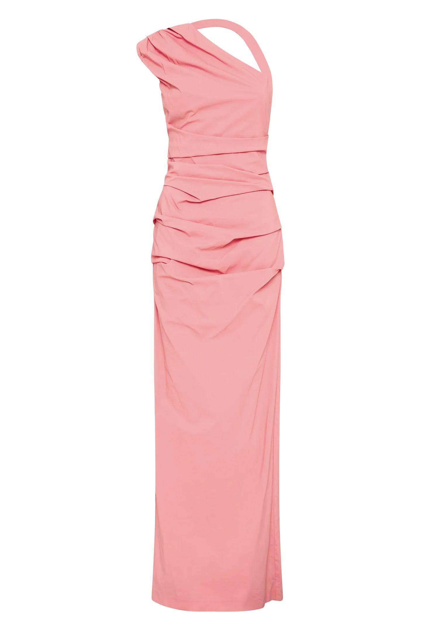 Sir The Label - Giacomo Gathered Gown in Pink - Rent Club