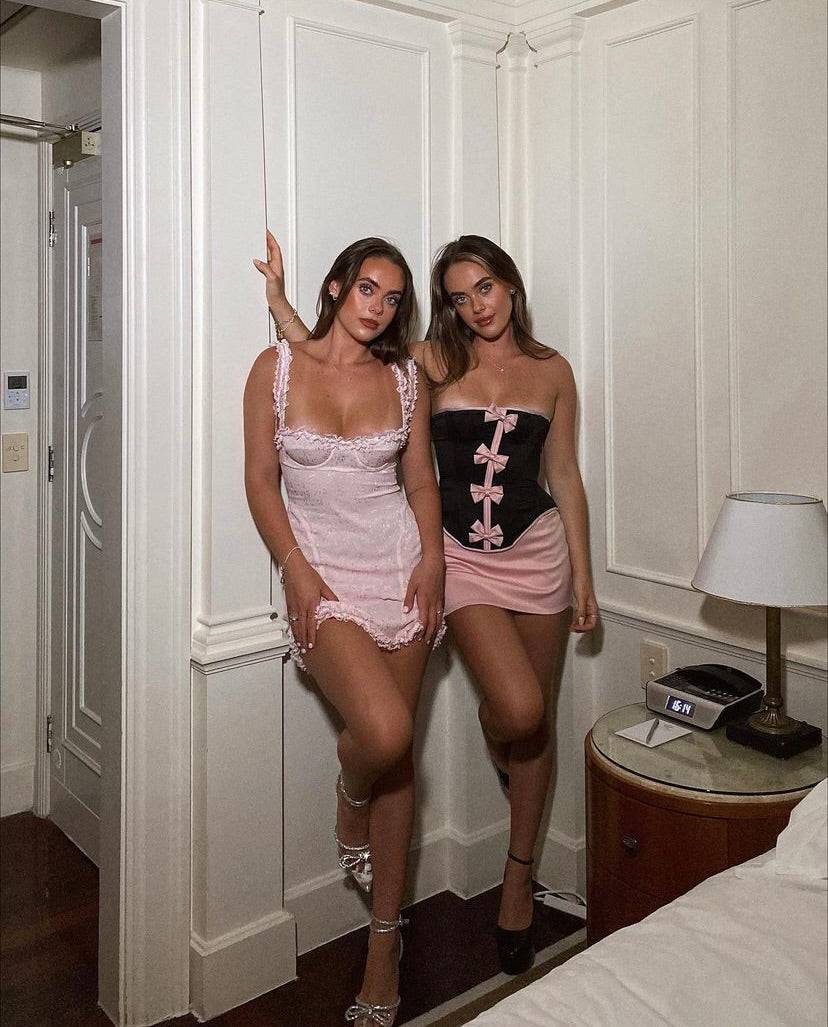 The Bar - Jade Dress Rosé - Rent Club