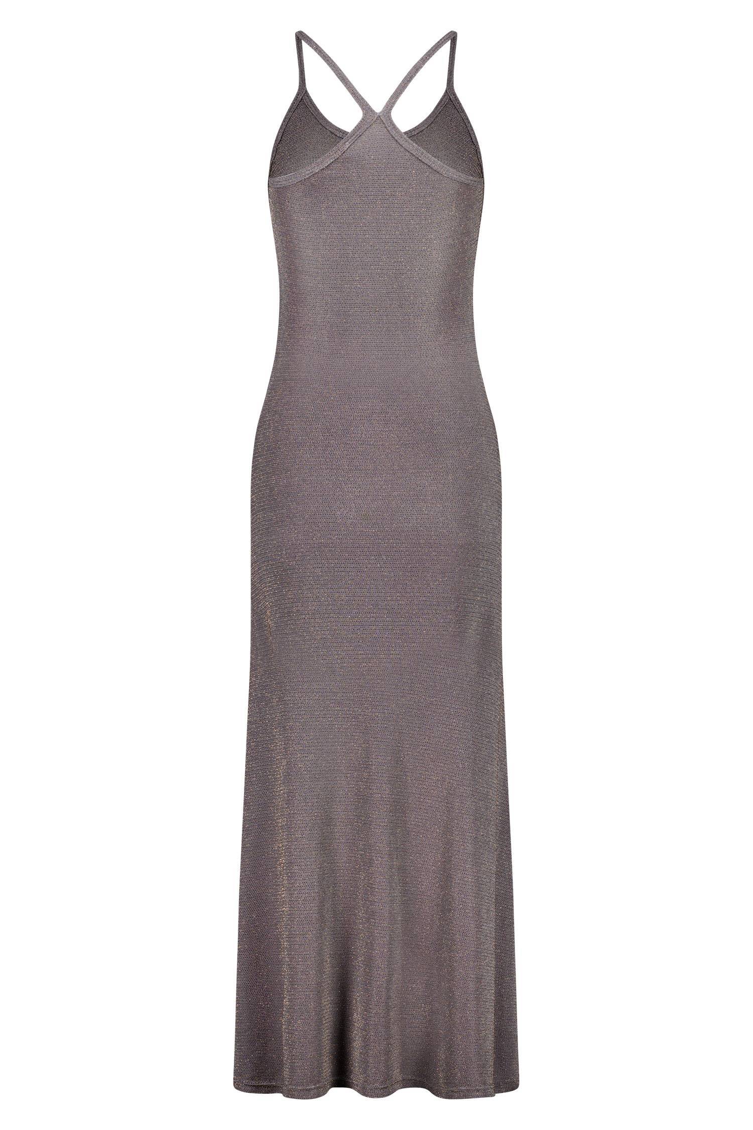 With Harper Lu - Racer Slip Dress in Shimmer - Rent Club