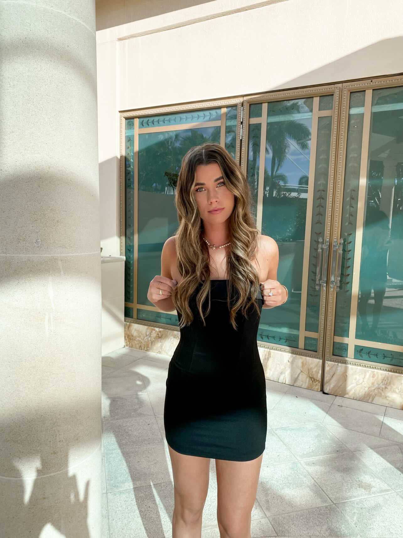With Jean - Chloe Corset Dress in Black - Rent Club