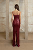 Fait Par Foutch - Elizabeth Dress in Ruby - Rent Club