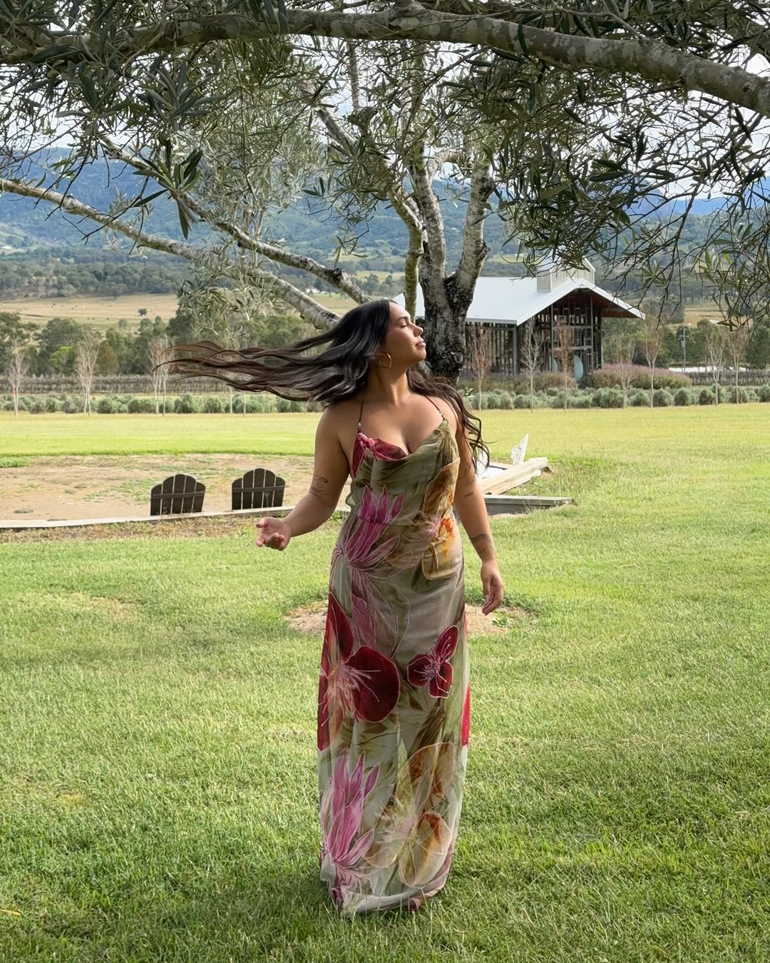 Jaded London - Dahlia Chiffon Maxi Dress - Rent Club