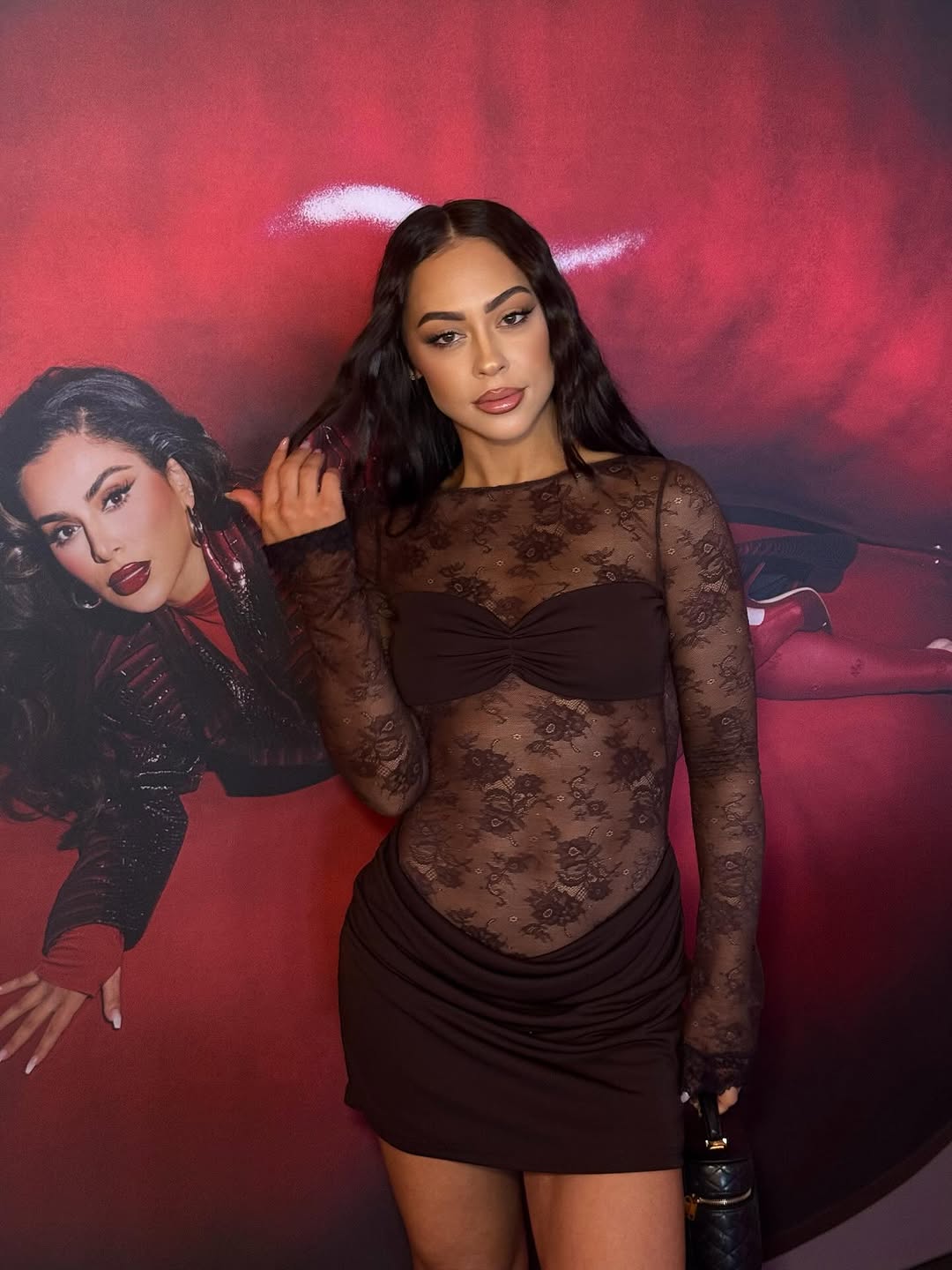 Benni - Oskar Mini Dress in Brown - Rent Club