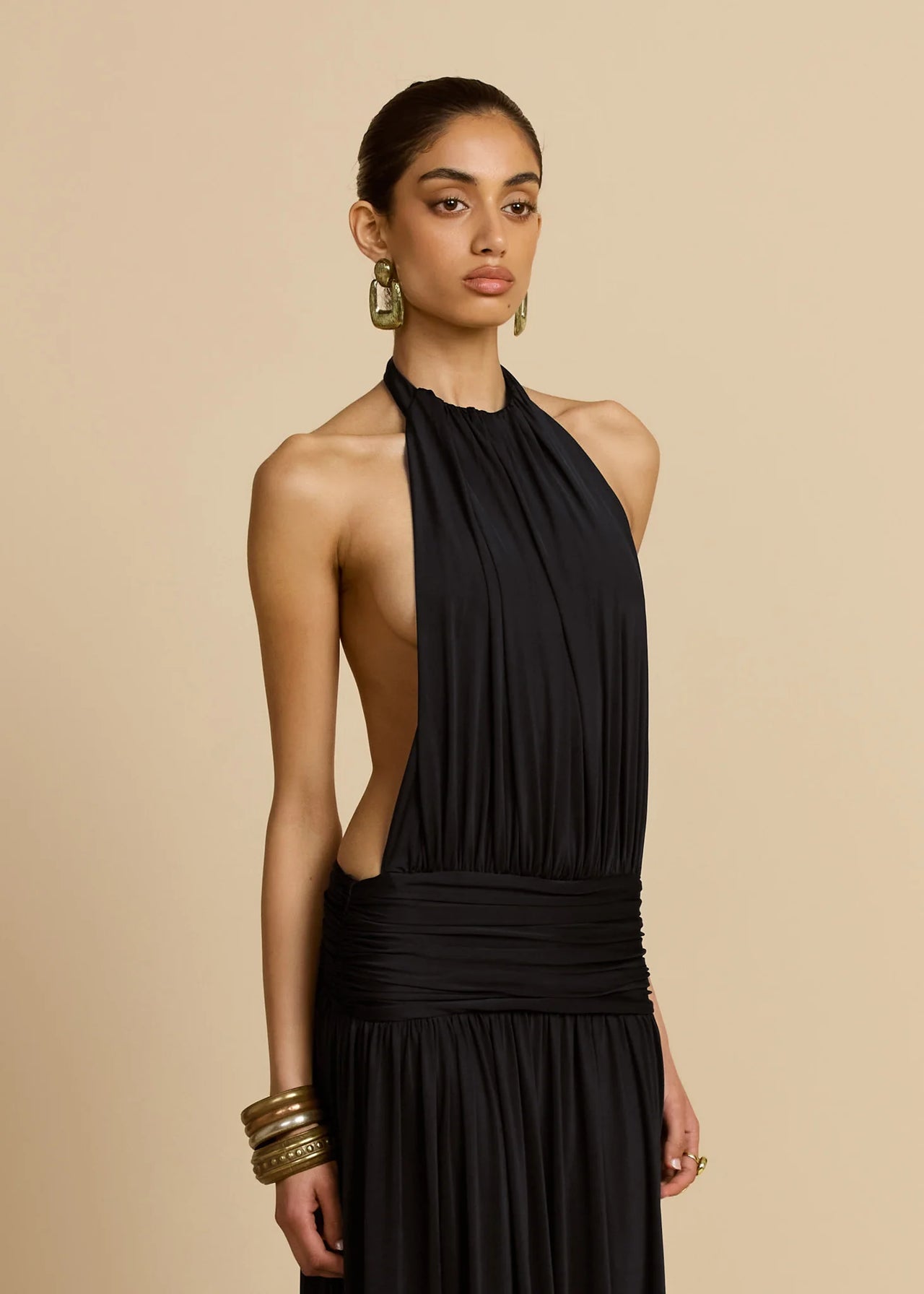 Arcina Ori - Santina Dress in Black - Rent Club