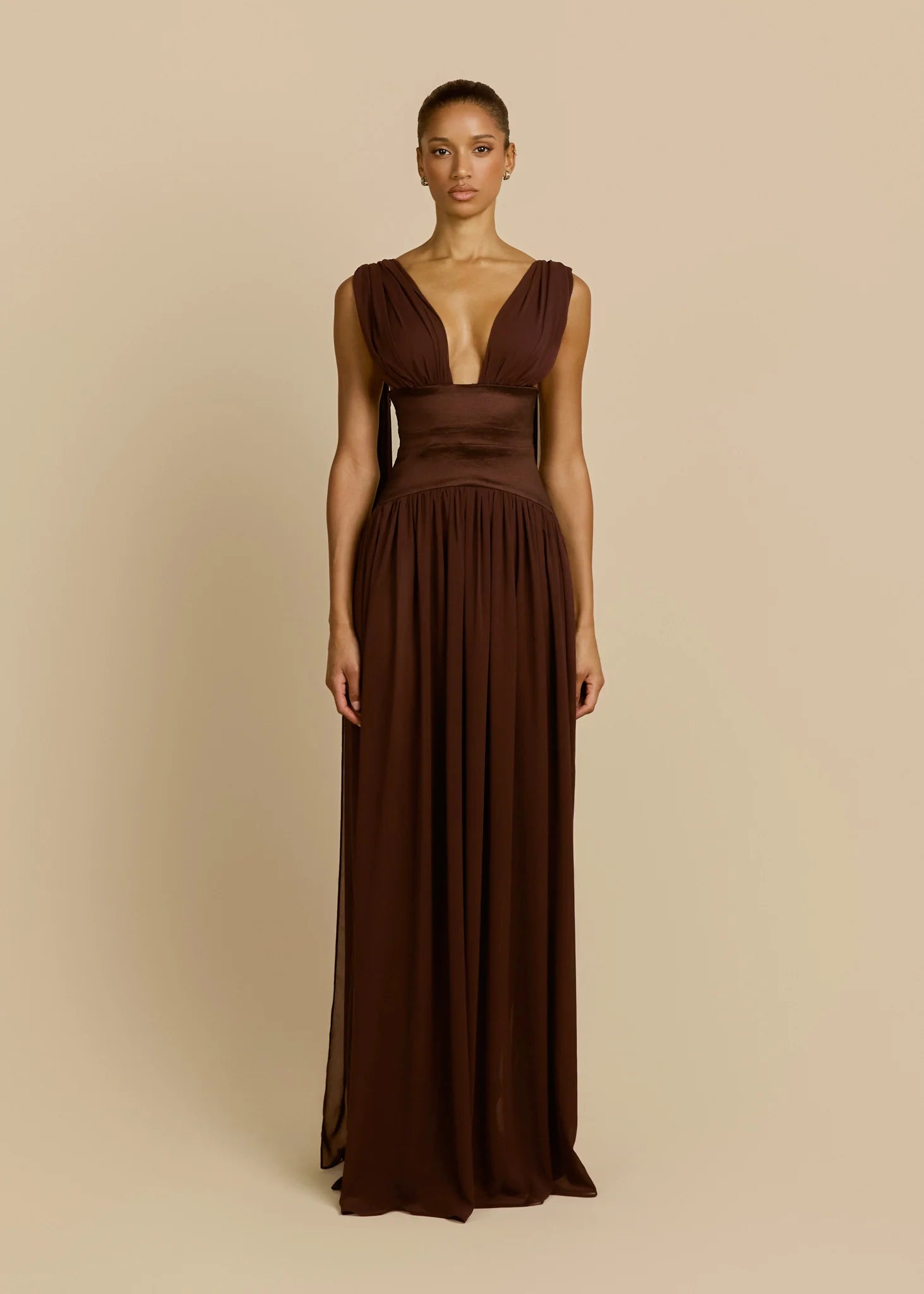 Arcina Ori - Ramona Dress in Cacao - Rent Club