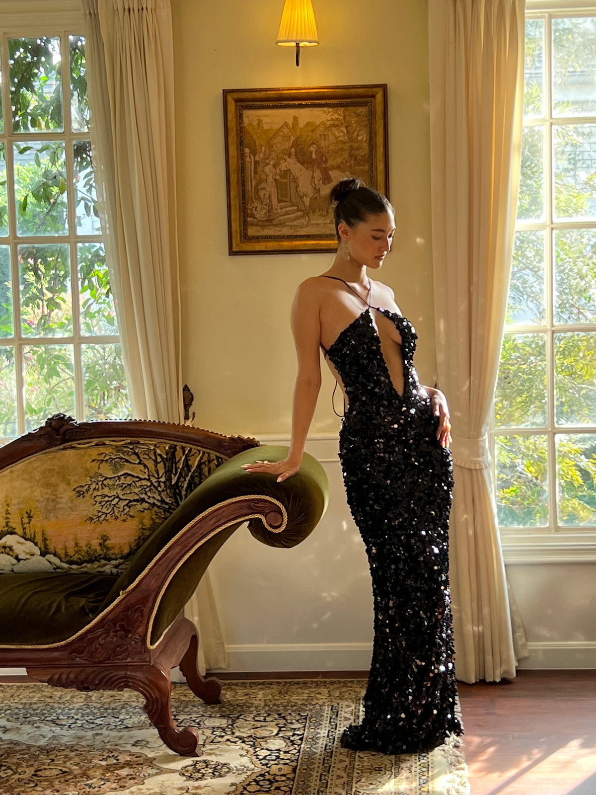 Cha Collective - Althea Maxi Black