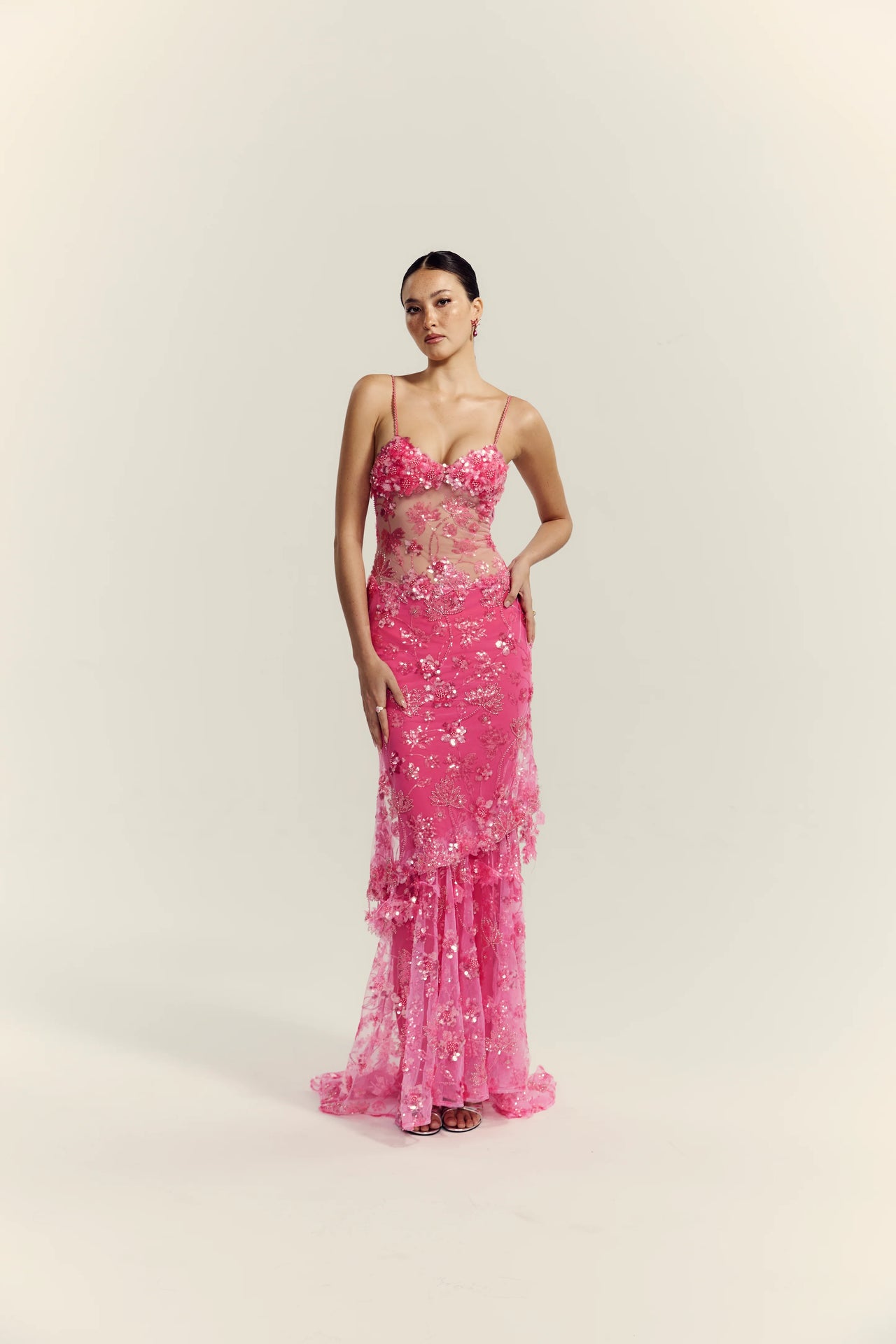 Cha Collective - Dahlia Maxi in Pink