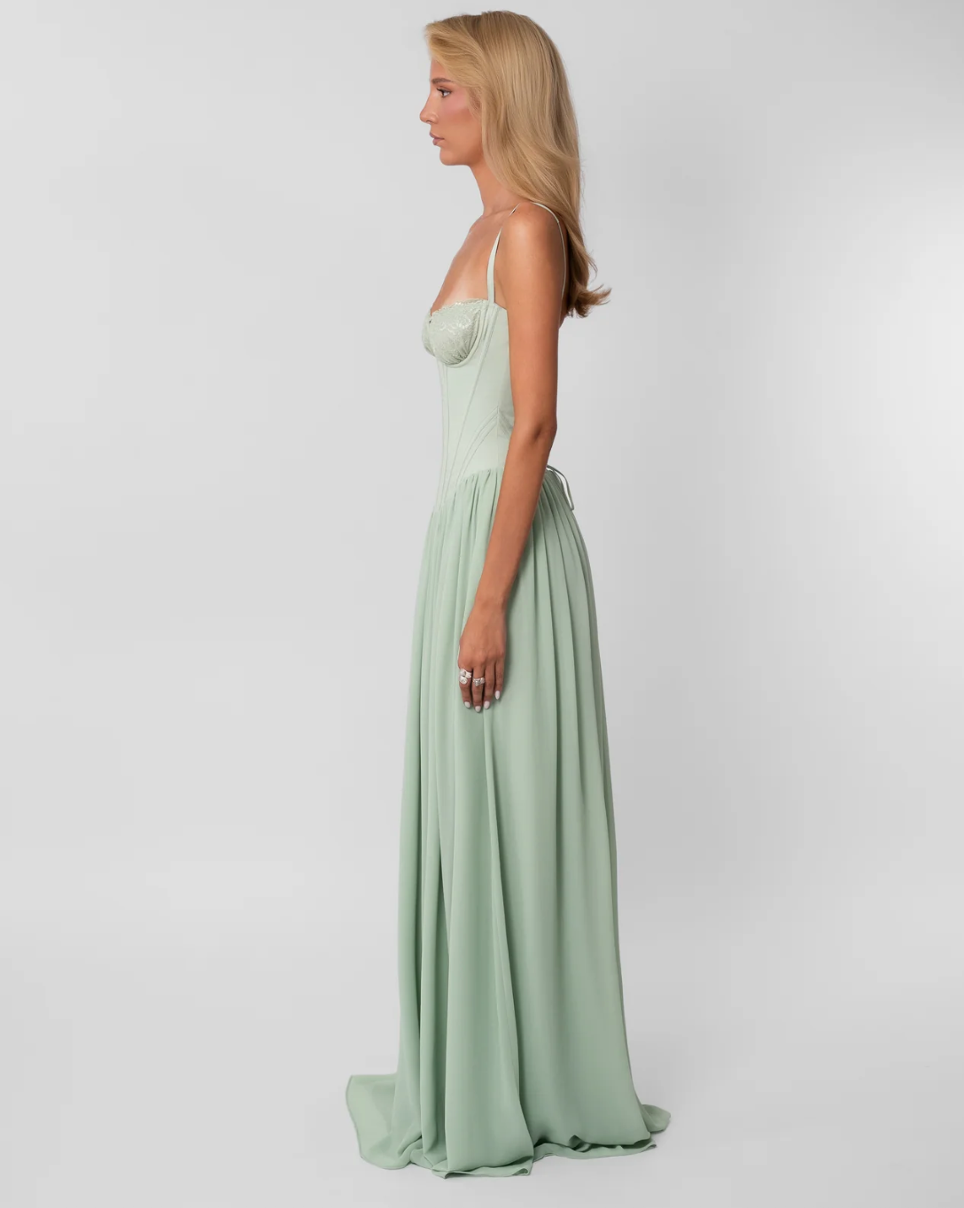 Fenity - Elena Dress in Mint - Rent Club