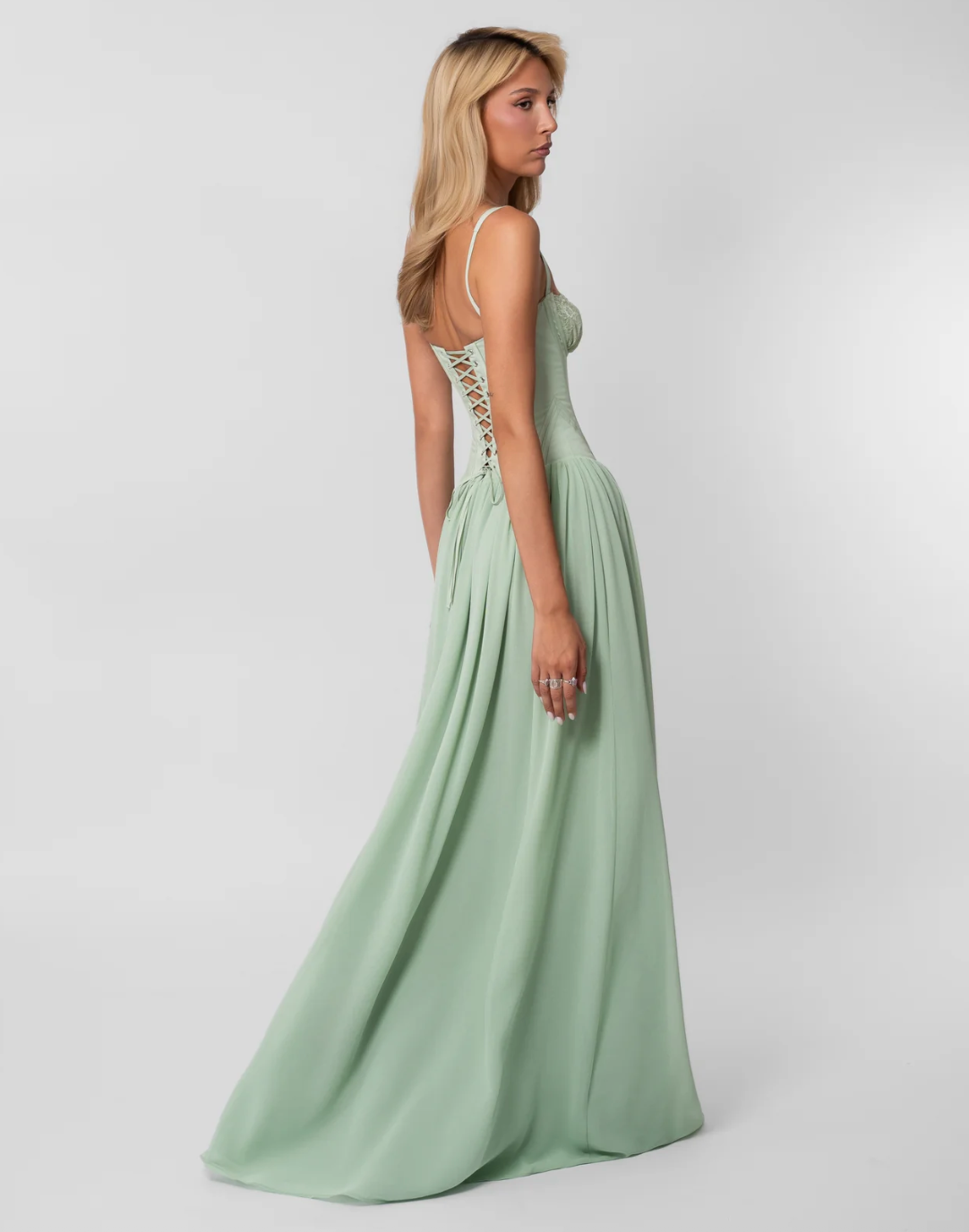 Fenity - Elena Dress in Mint - Rent Club