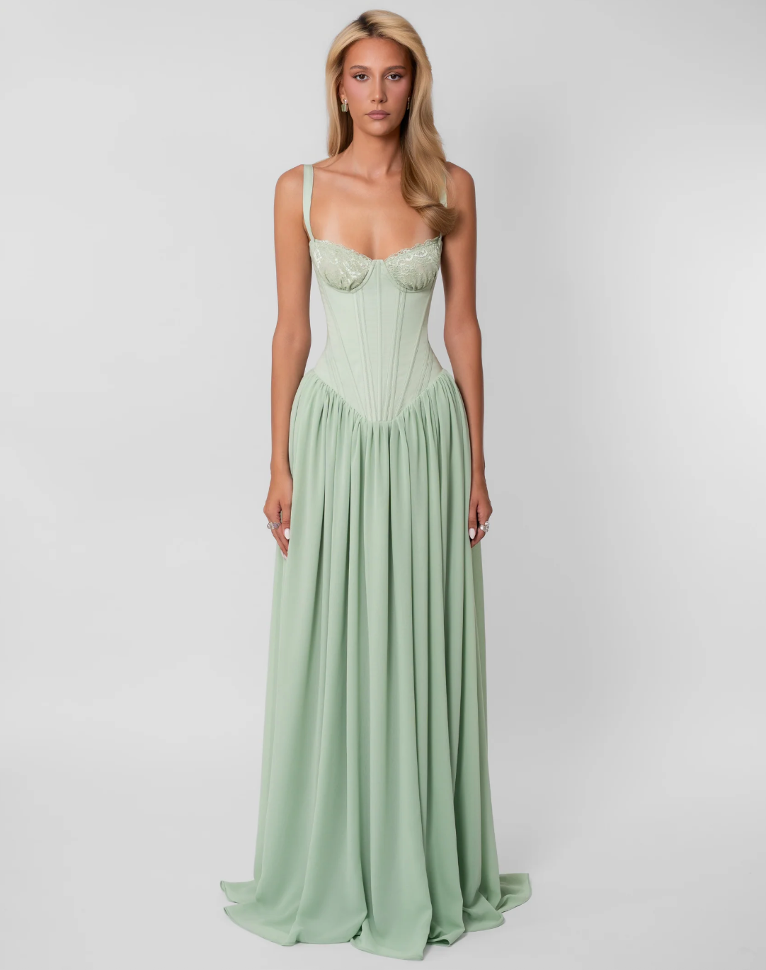 Fenity - Elena Dress in Mint - Rent Club