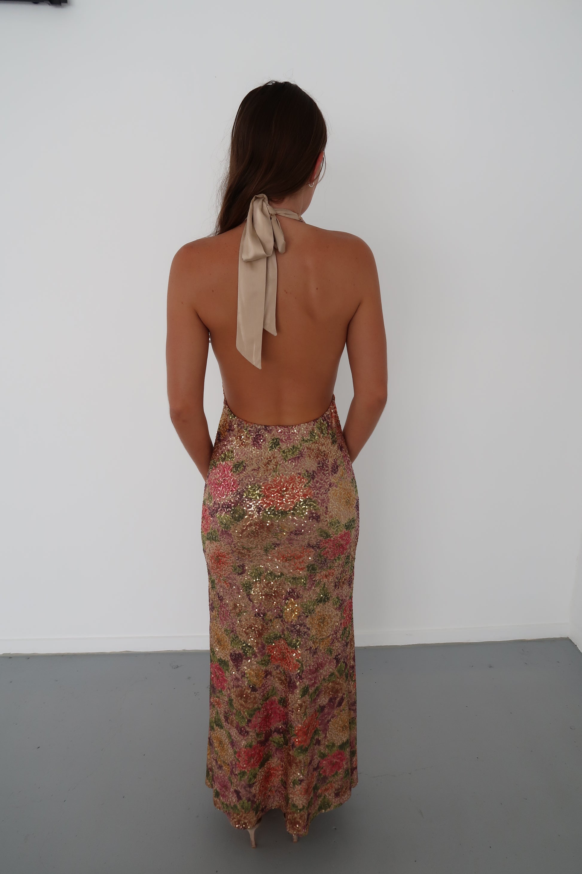 Fait Par Foutch - Liana Dress in Fleur Sequin (Updated Version) - Rent Club