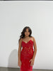 Cha Collective - Delilah Maxi in Red (no train) - Rent Club