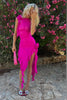 Fanci Club - The Obsession Dress in Hot Pink (resale) - Rent Club