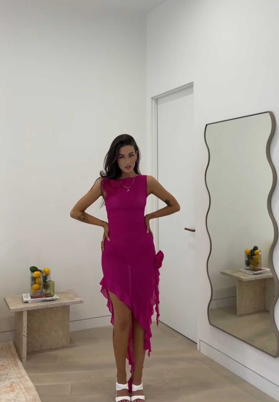 Fanci Club - The Obsession Dress in Hot Pink (resale) - Rent Club