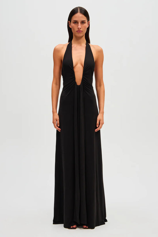 Misha - Jennifer Cupro Maxi Dress - Rent Club