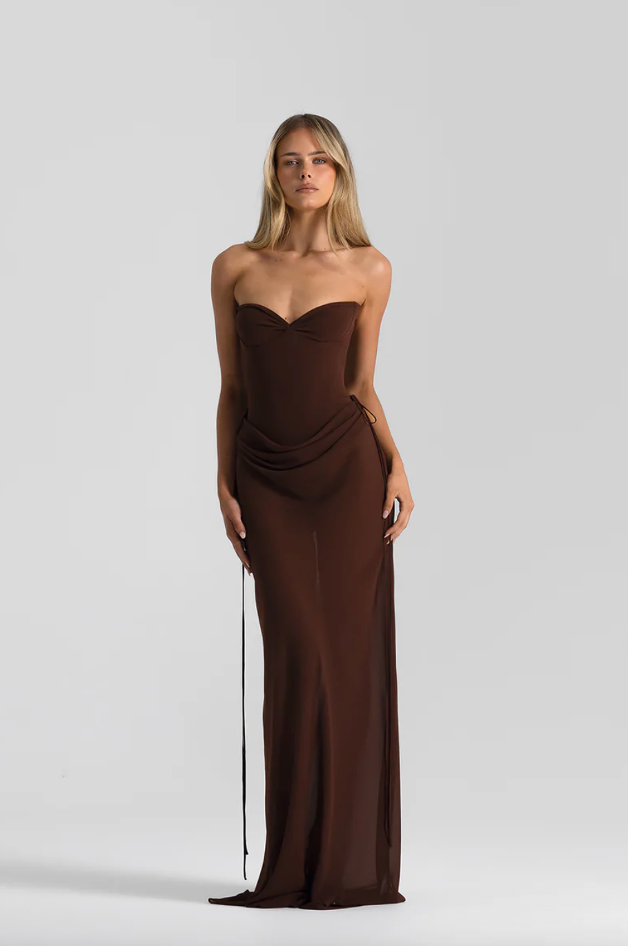 Natalie Rolt - Verity Bustier and Allira Skirt in Espresso