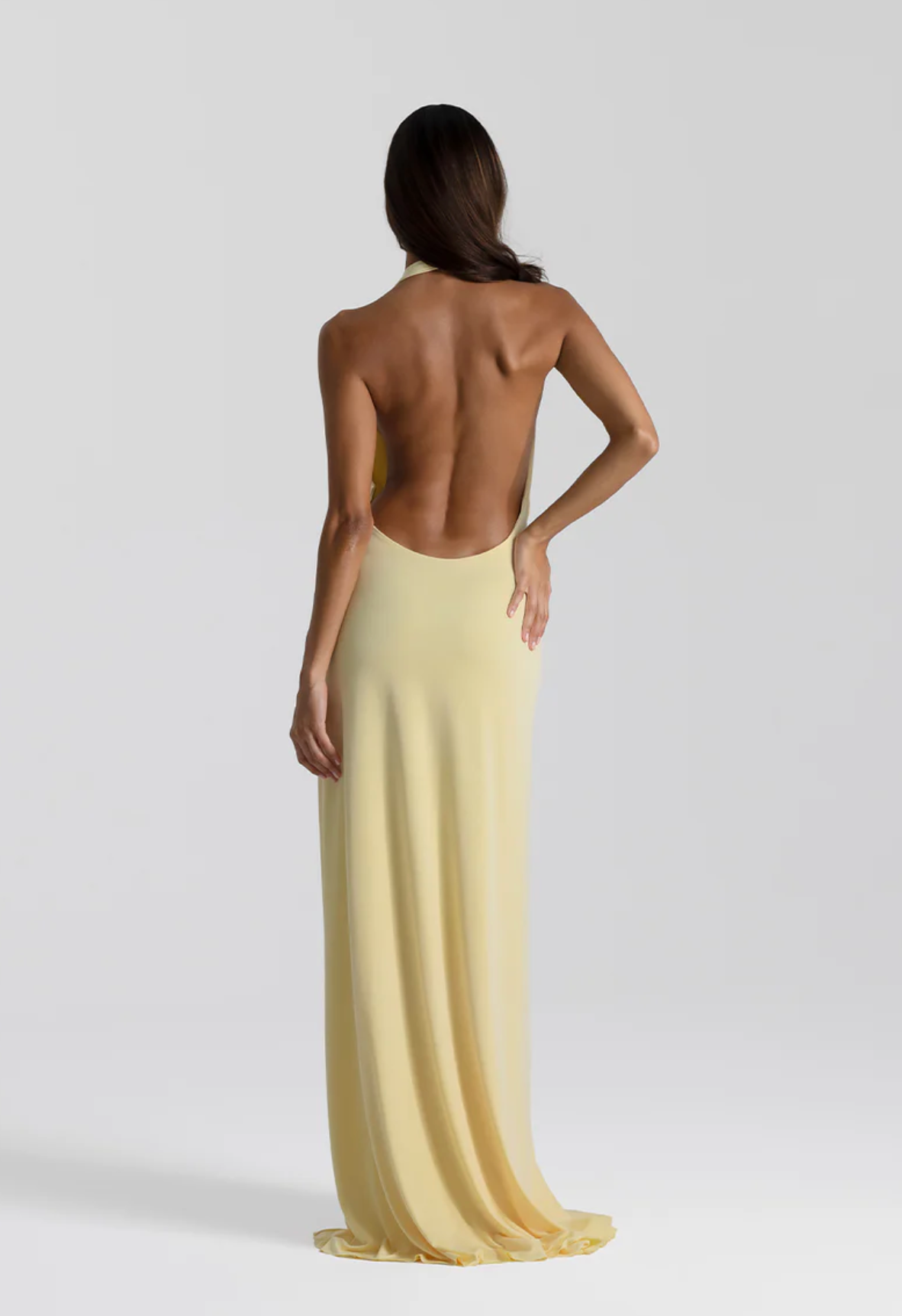 Natalie Rolt - Winona Gown in Lemon - Rent Club