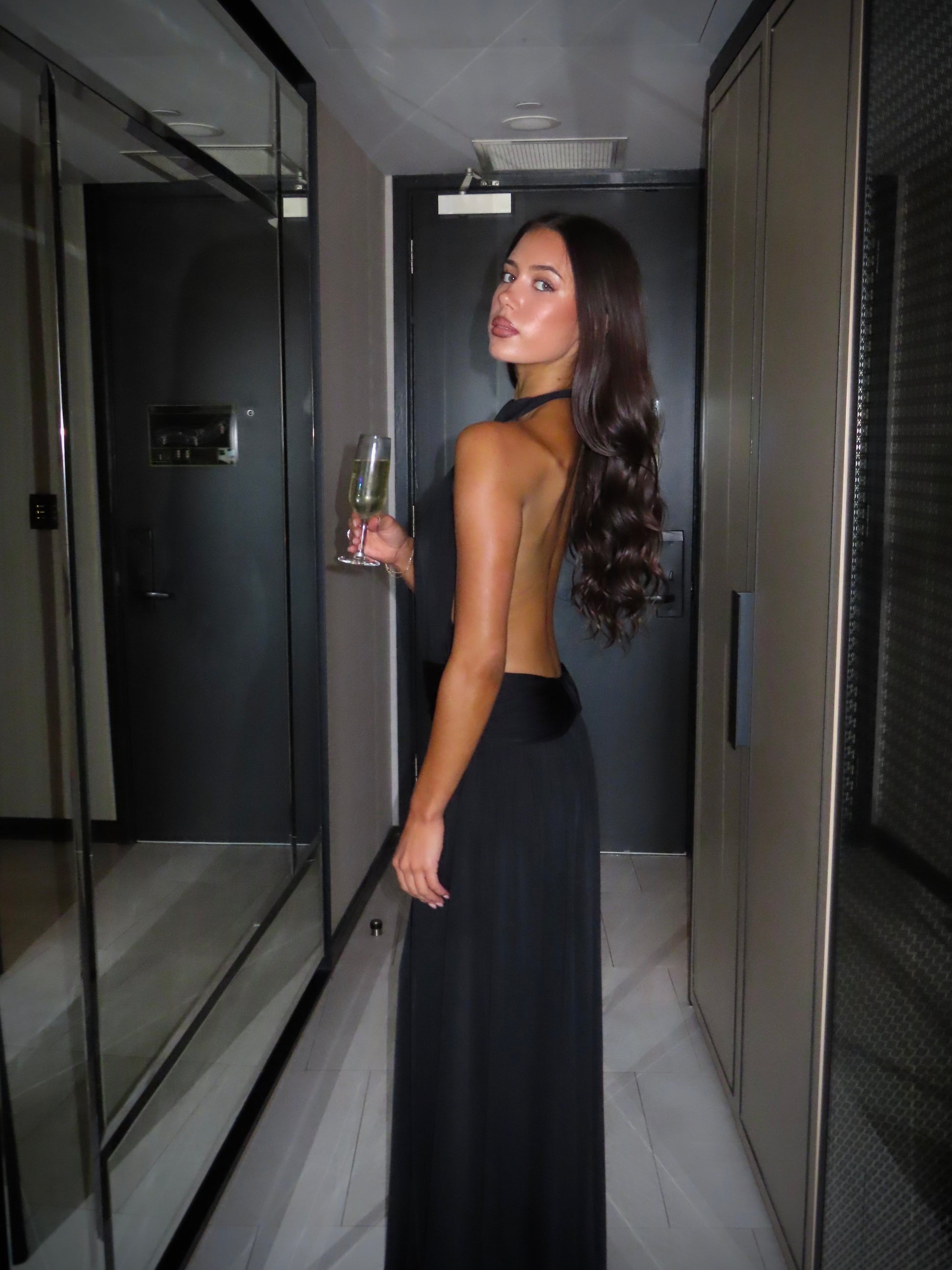 Arcina Ori - Santina Dress in Black - Rent Club