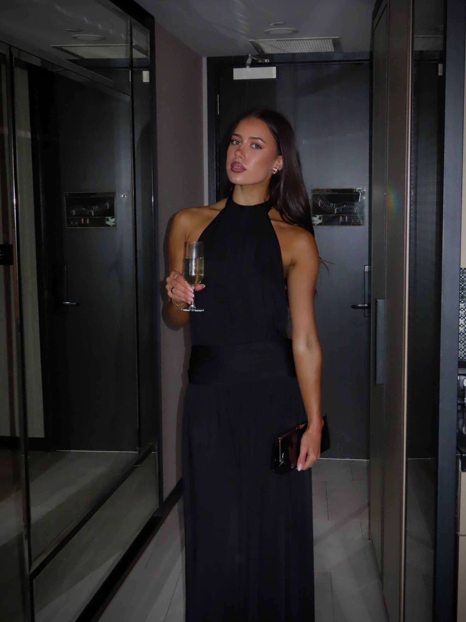 Arcina Ori - Santina Dress in Black - Rent Club