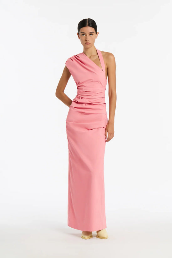 Sir The Label - Giacomo Gathered Gown in Pink (resale) - Rent Club