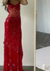 Cha Collective - Delilah Maxi in Red (no train) - Rent Club