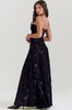 House of CB - Seren Dress in Black Floral Lace