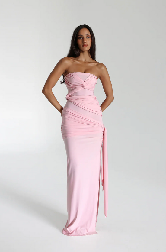 Natalie Rolt - Miranda Gown in Blossom Pink - Rent Club