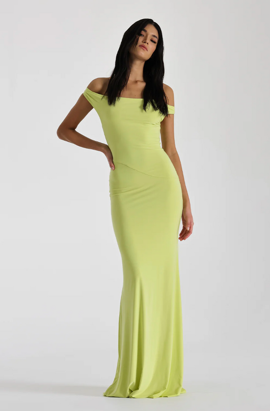 Natalie Rolt - Bettina Gown in Citron - Rent Club