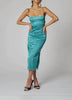 Fait Par Foutch - Josephine Dress in Teal (resale) - Rent Club