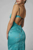 Fait Par Foutch - Josephine Dress in Teal (resale) - Rent Club