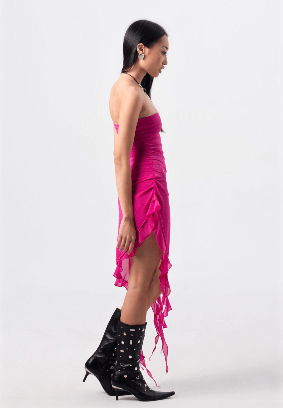 Fanci Club - Crime Dress in Hot Pink - Rent Club