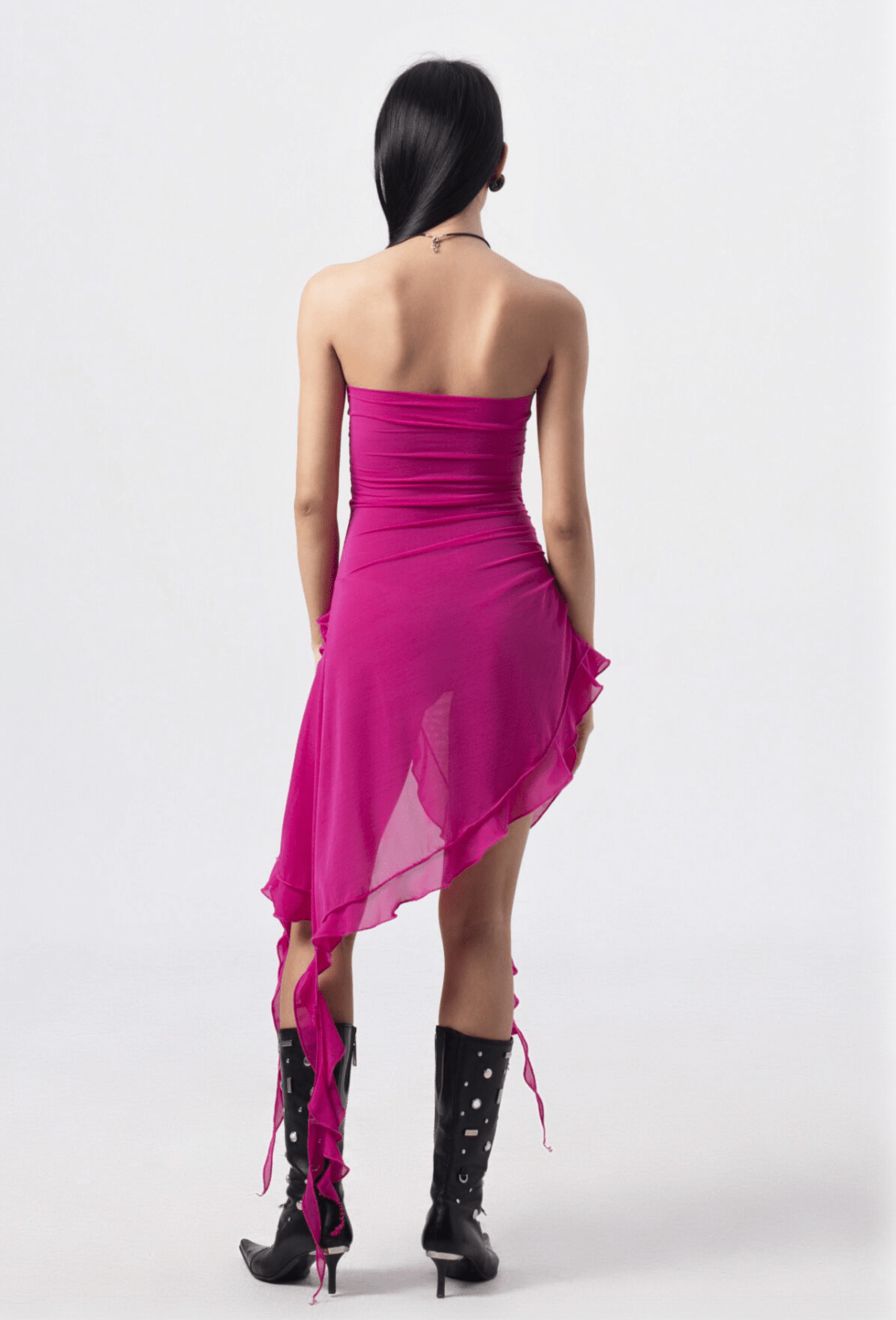 Fanci Club - Crime Dress in Hot Pink - Rent Club