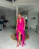 Fanci Club - Garden of Eden Dress in Hot Pink - Rent Club