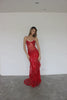 Cha Collective - Delilah Maxi in Red (no train) - Rent Club