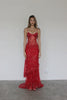 Cha Collective - Delilah Maxi in Red (no train) - Rent Club