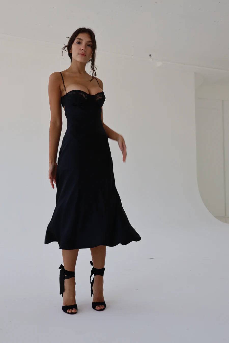 Mirror Palais - Ballet Dress in Noir - Rent Club