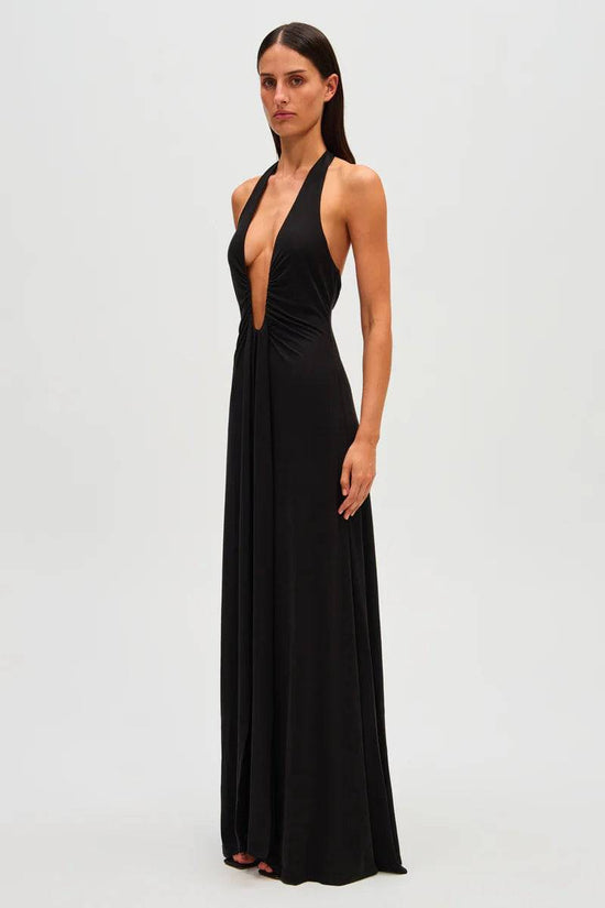 Misha - Jennifer Cupro Maxi Dress - Rent Club